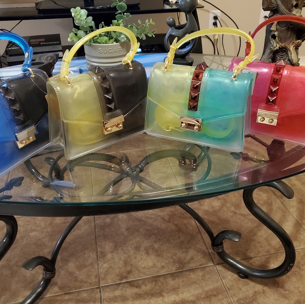 Multi-color Clear Clutch